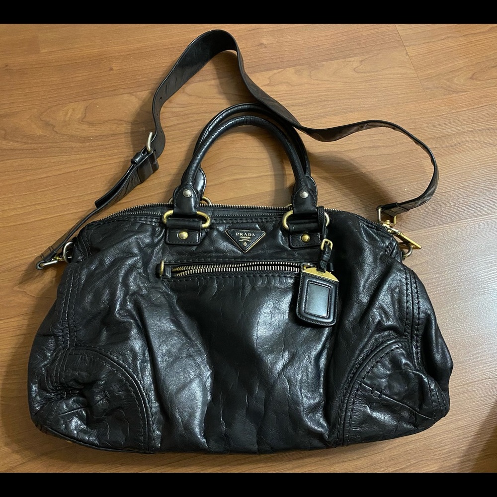 Prada Two Way Leather bag